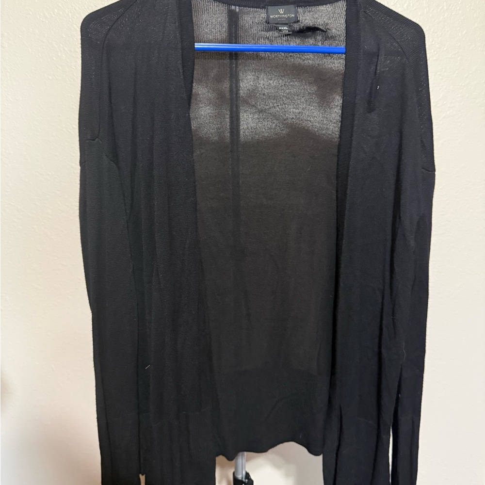 Worthington Black Knit‎ Top
